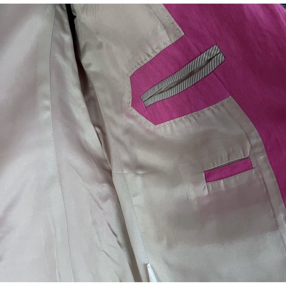 J.Crew Schoolboy Blazer 4 Pink Tailored Jacket Preppy - Picture 6 of 8